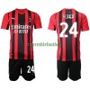 Maillot de Supporter AC Milan Simon Kjaer 24 Domicile 2021-22 Pour Enfant